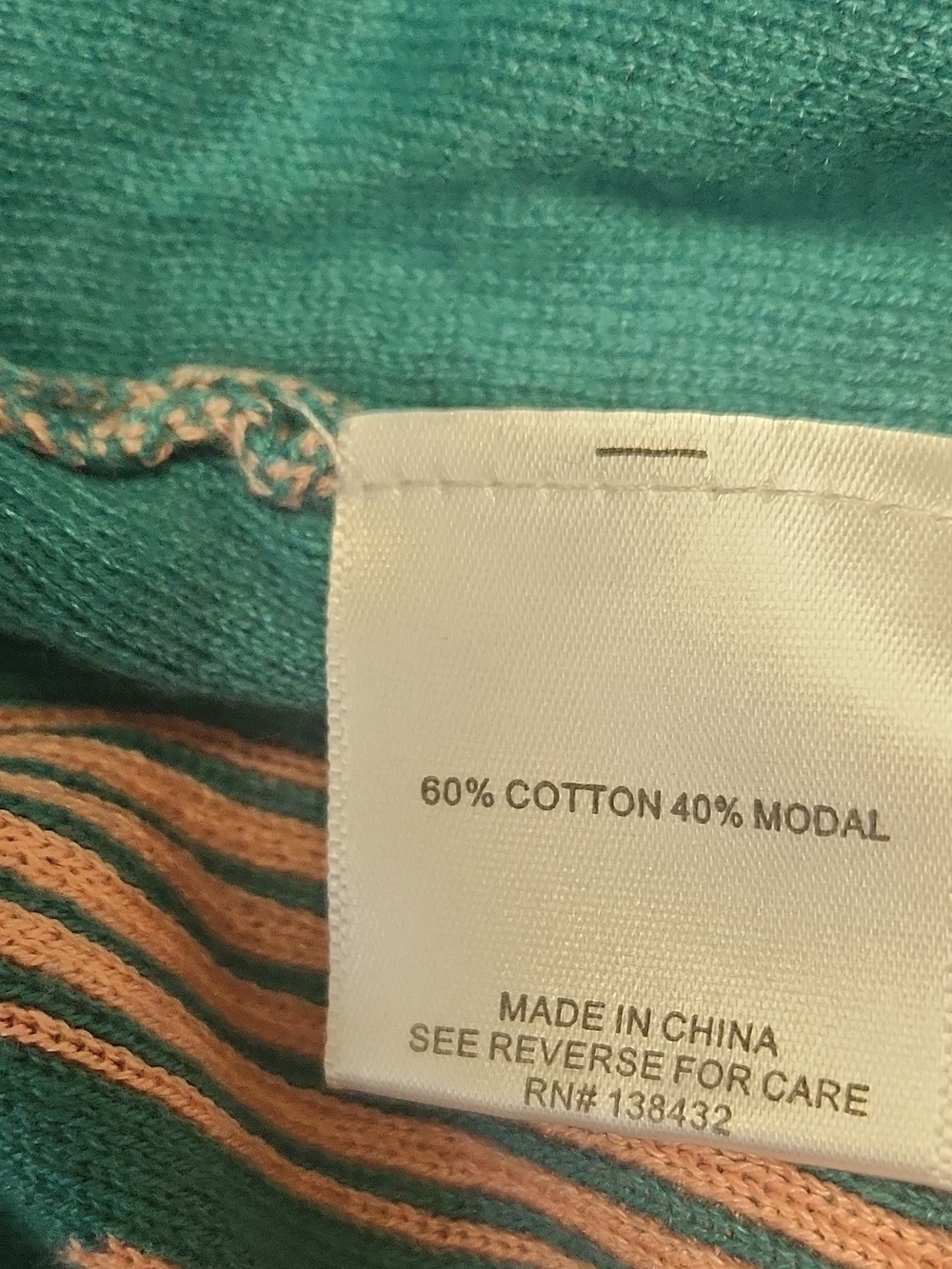 Modcloth Pink Cardigan with Teal Cactus Details - Picture 4 of 5